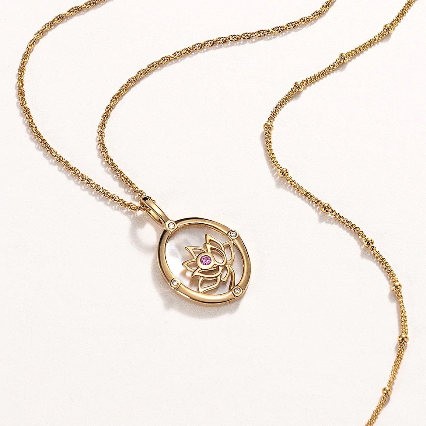 Noble Lotus Charm Gold Shen Yun Collections Canada